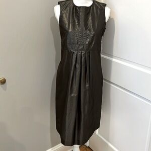 Burberry London silk taffeta shift dress size 6US